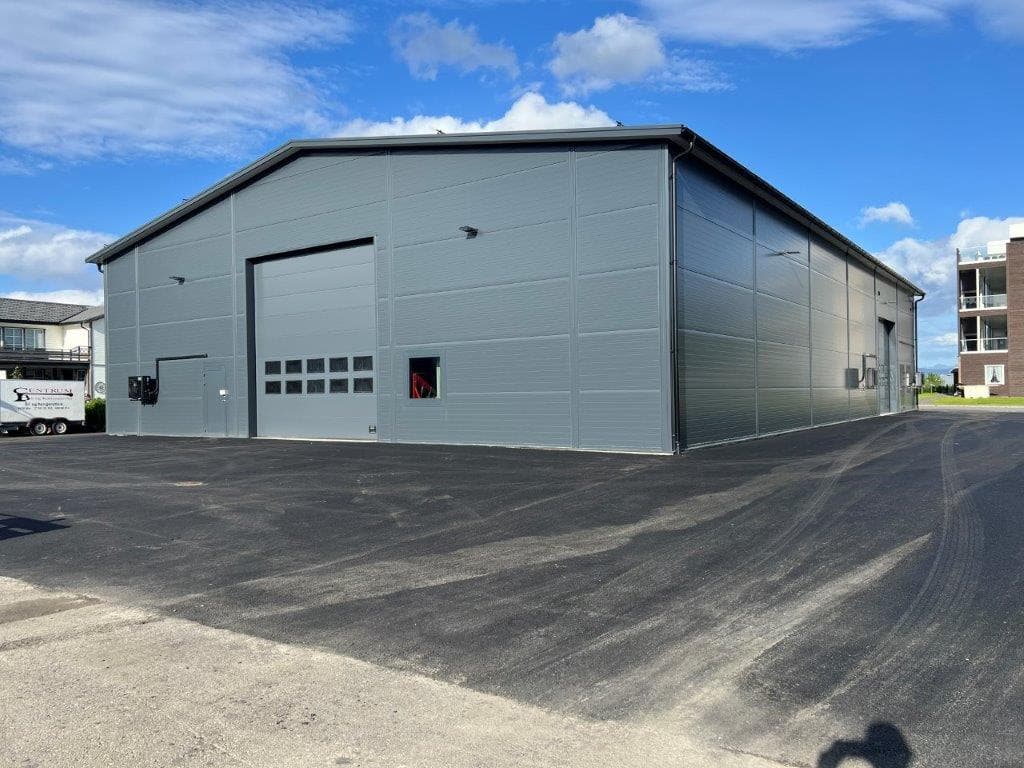 Isolert lagerhall 20x30 meter